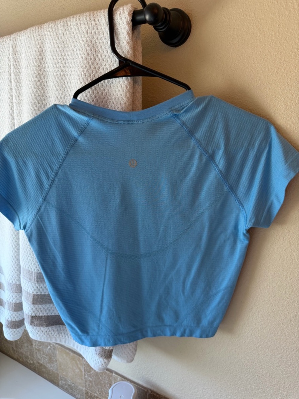 🍋lululemon swiftly crop short sleeve 🩵aero blue - Picture 4 of 5